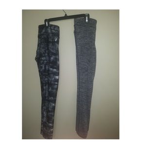 Two Pairs of Womens Athletic Leggings